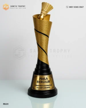 piala badminton custom jakarta sman 102 jakarta gold