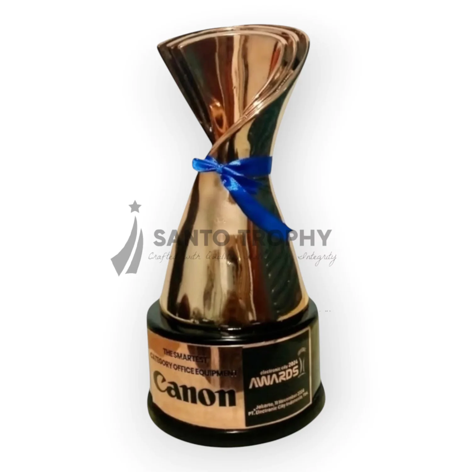 Piala Electronic City Awards 2024 dengan bahan fiber resin custom