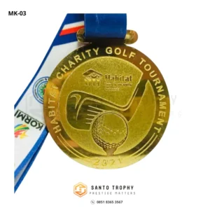 Medali Kuningan Golf KOMRI Charity