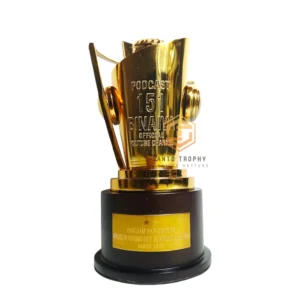 Piala custom Podcast 151 Binaiya 2025 Depan