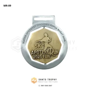 Medali Running Apoteker Run 5K Depan spinner