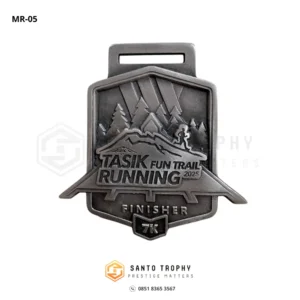 Medali Running Tasik Fun Trail 2025 Zinc Alloy premium 3 D