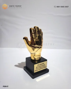 Piala Sepak Bola Goal Keeper GO.AT League 2025 Pro Award Gold