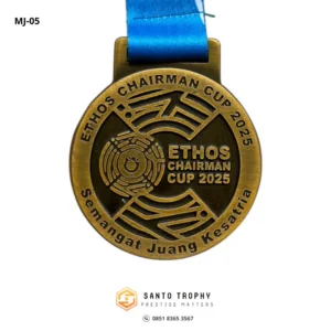 medali kejuaraan ethos chairman cup 2025 custom